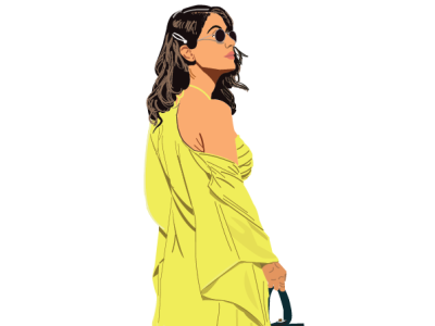 HINA KHAN ILLUSTRATION