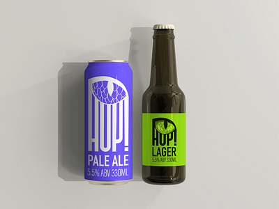 HOP! Beer Brand Identity and Packaging Design