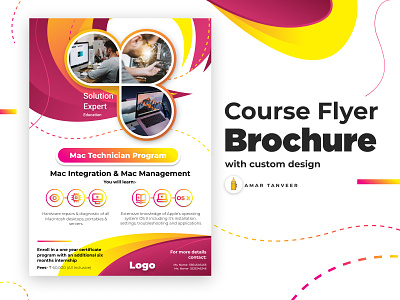 Course Certificate Program Brochure Flyer