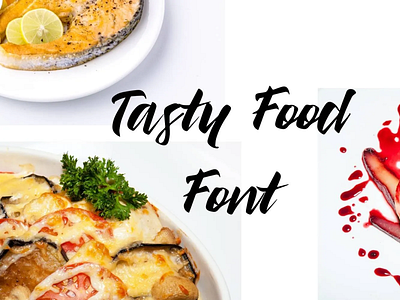 Tasty Food Font fancy handwritten