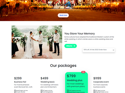 wedding Hunt Website And ui/ux design