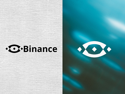 Binance logo design, Minimalist logo