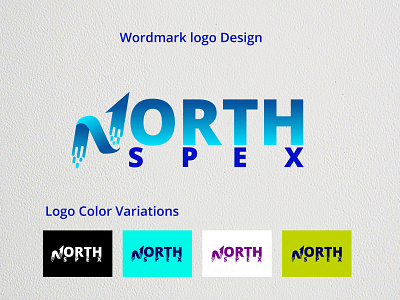 Northspex Wordmark logo design, typography, letter logo design