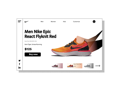 Customized_product_page branding design figma graphic design nike product typography ui