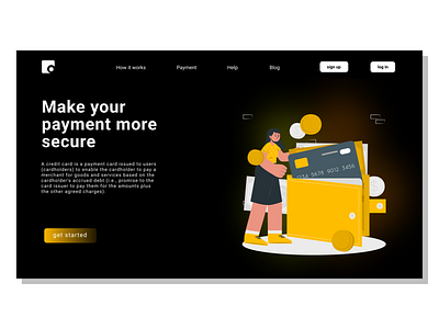 Landing_page design figma graphic design illustration typography ui