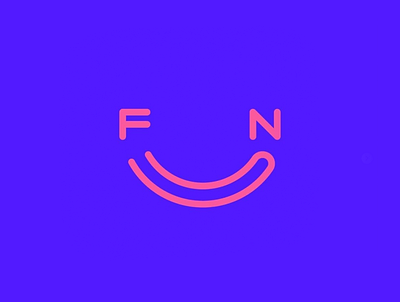 FUN LOGO brand branding fun icon illustration logo logotype type typography