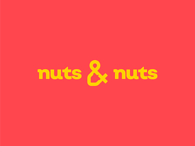 NUTS&NUTS brand branding food icon logo logotype nuts seed