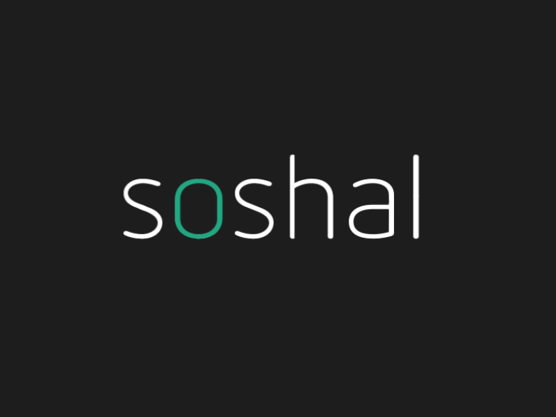 Soshal Logo Build 2d aftereffects anim animtion branding build gif logo mograph stroke wordmark