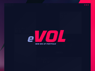eVOL - Next gen portfolio portfolio ui webdesign
