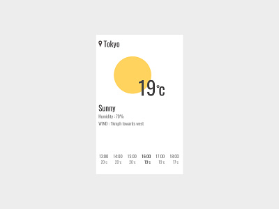 100 Days of UI #dailyui #037 100daysofui dailyui design sketch userinterface visual design weather weather app