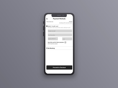 100 Days of UI #dailyui #002 add new card bootstrap4 payment method sketch