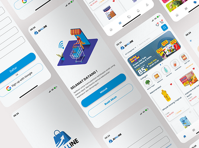 Jualline design figma grocery marketplace store ui