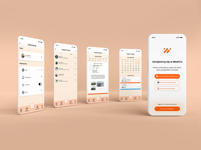 MeetYa - UX/UI Project app design designer graphic design mobile mobile app prototype social app ui ux ux prototype