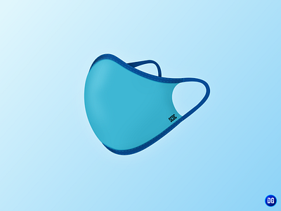 Product Design - Premium Mask branding design illustration logo vector