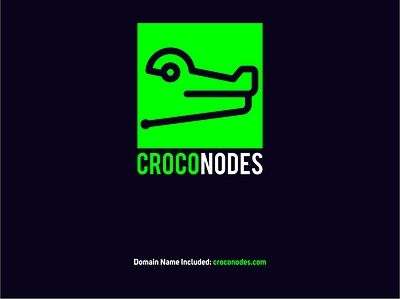 CROCONODES crocodile crypto cryptologo dao design logo logo inspiration