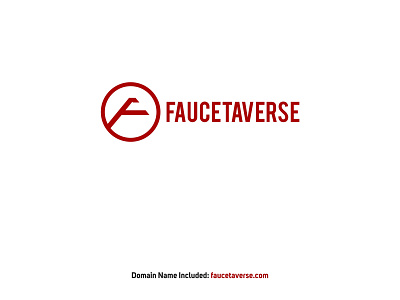 FAUCETAVERSE crypto cryptocurrency logo cryptologo dao defi faucet graphic design logo