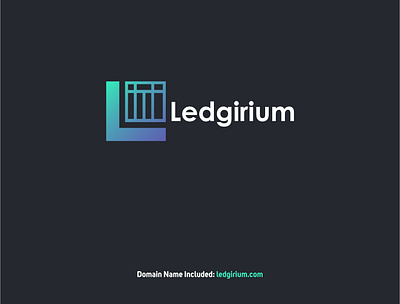 LEDGIRIUM crypto cryptologo dao defi graphic design identity l ledger logo