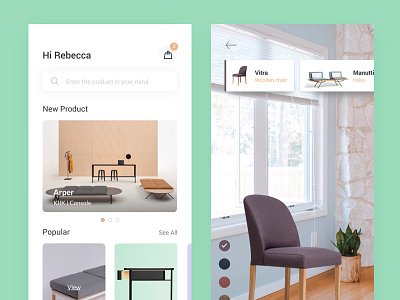 Furniture App Concept With AR