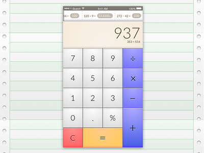 Daily UI 004 - Calculator