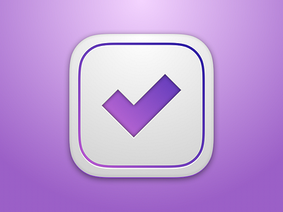 Daily UI 005 - App Icon (Omnifocus) 005 daily ui icon omnifocus purple ui