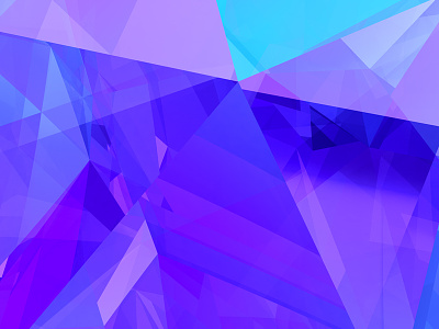 Daily Render 002 - Aspect (Remix) 3d abstract blue c4d crystal facet purple
