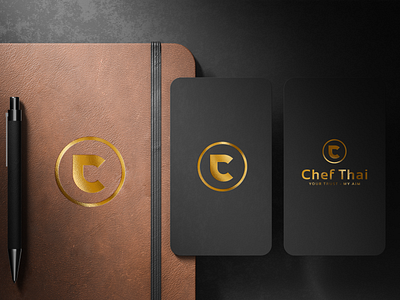 Chef Thai Logo branddesigner branding business c letter chef gradient logo identitydesign logo personal logo visualidentity