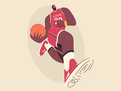 Lebron James - BasketBall Player challenge character design design illustration