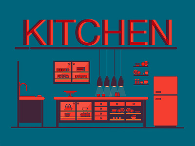 Flat Kitchen