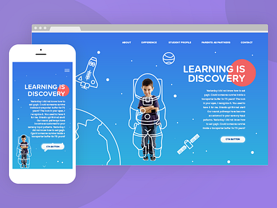 Preschool Website colourful concept design kids parpia preschool shadrach ui vibrant webdesign website