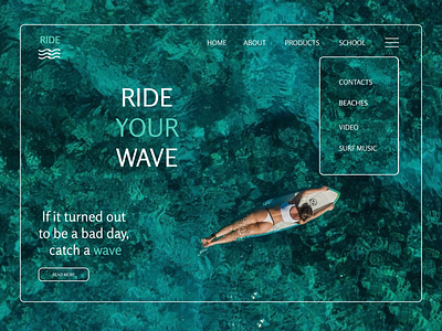 Surfing Website branding design dribbble ui visualdesign dribbble webdesign
