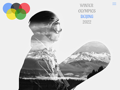 Winter Olympics branding colors design dribbble logo ui visualdesign dribbble webdesign winterolympics