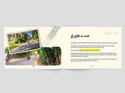 Layout tourist catalogue