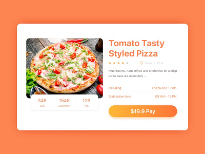 Pizza Single Product Page