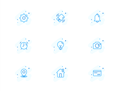 Icon set for a new app