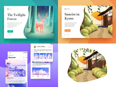 My top of 2018 ! app design illustration ui