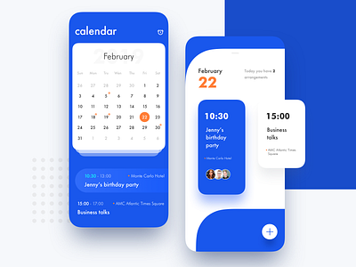 A Schedule App by J.Fong for VisualMaka on Dribbble