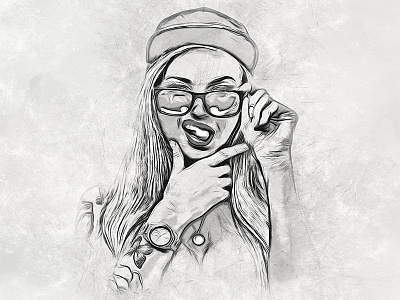 SketchArt - Photoshop Action action art design graphic image photo photoshop sketch