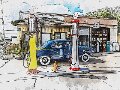 Urban Sketch - Photoshop Action