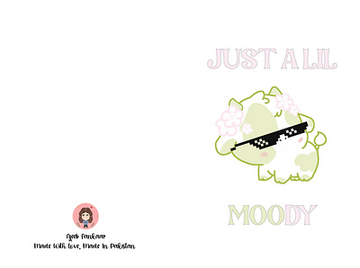 MOOdy Card avatar branding card design doodle graphic design illustration logo stickers ui