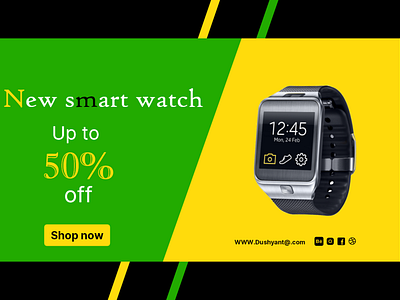 New smart watch banner