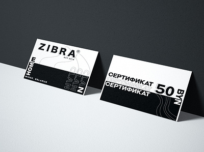Gift card branding graphic design logo