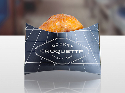 ROCKET CROQUETTE PACK croquette logo snack