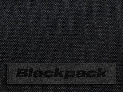 BACKPACKS LOGO backpack badge leather textile