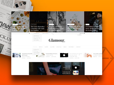 Glamour News - Fancy News Blog announcements article blog creative editorial glamour journal latest magazine news