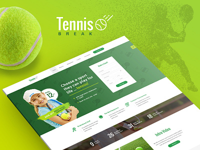 Tennis - Composer WordPress Theme