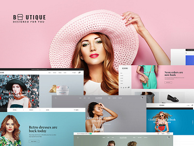 Boutique – eCommerce PSD Template bestseller creative ecommerce fashion minimalist modern pixel shop store template top