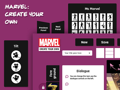 Marvel: Create Your Own comic comics design fun game hero inspiration marvel power strength