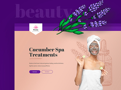 Beauty - Spa & Treatment Salon beauty care hair health medical pink purple spa treatment wellness