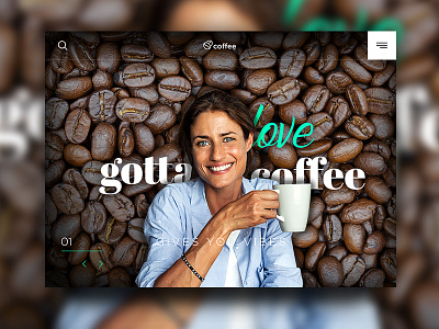 Coffee Lovers beans brown coffee design green love ui ux web