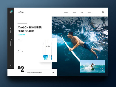Surfing baby blue blue board ecommerce marine people sale shop surf surfing ui ux water